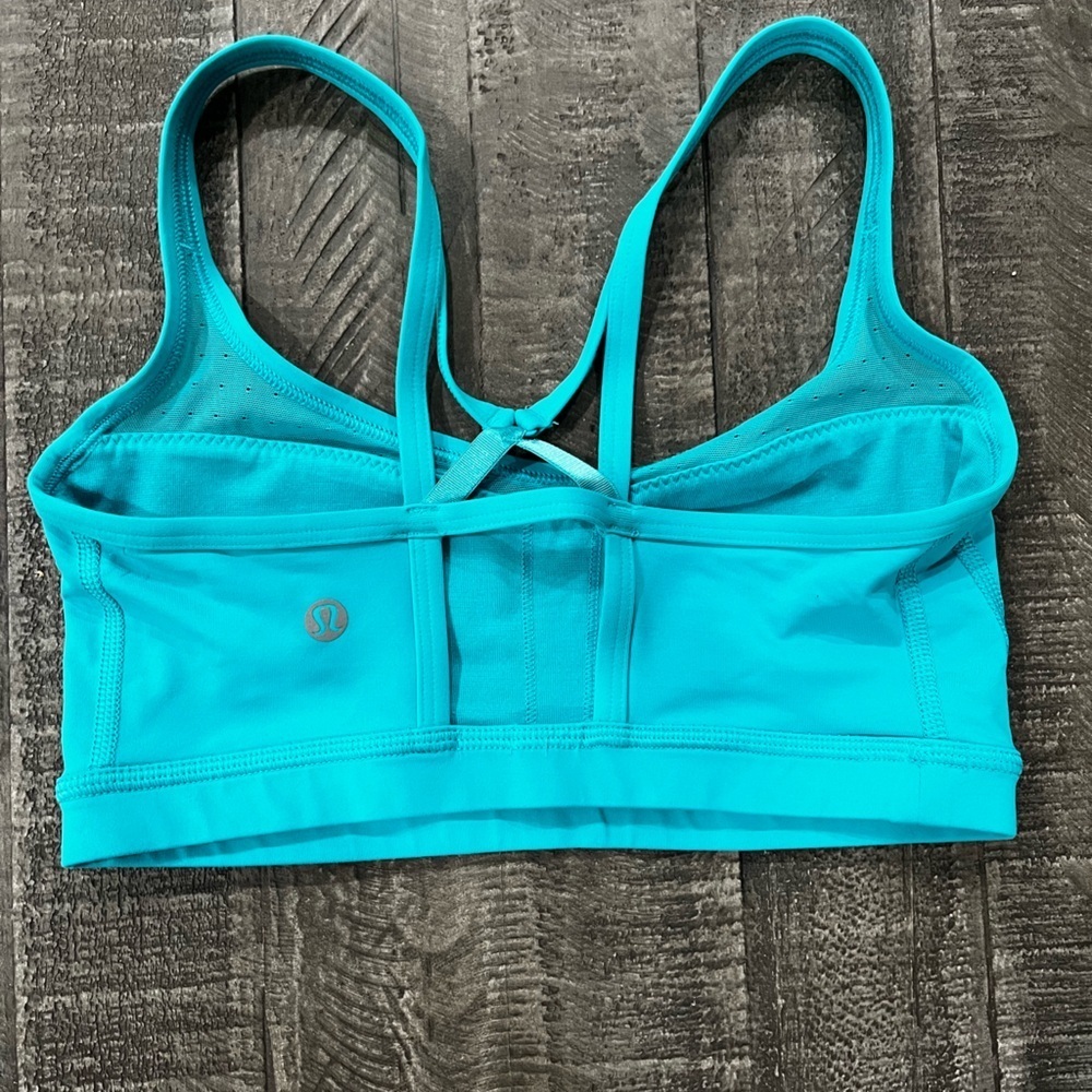 Lululemon Blue Sports Bra - Picture 2 of 2